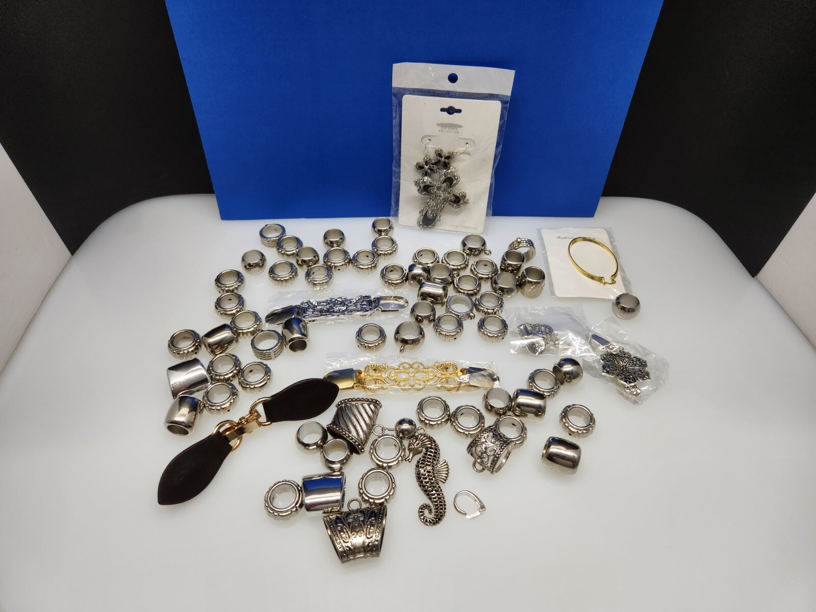 Vintage Costume Jewelry Lot Unused Jewelry Clothes Making More