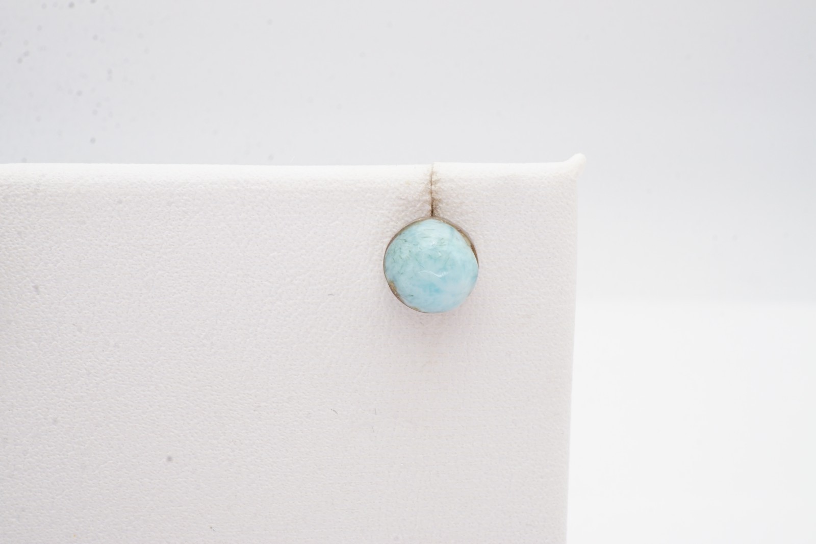 Vintage Sterling Silver 925 Larimar Earrings