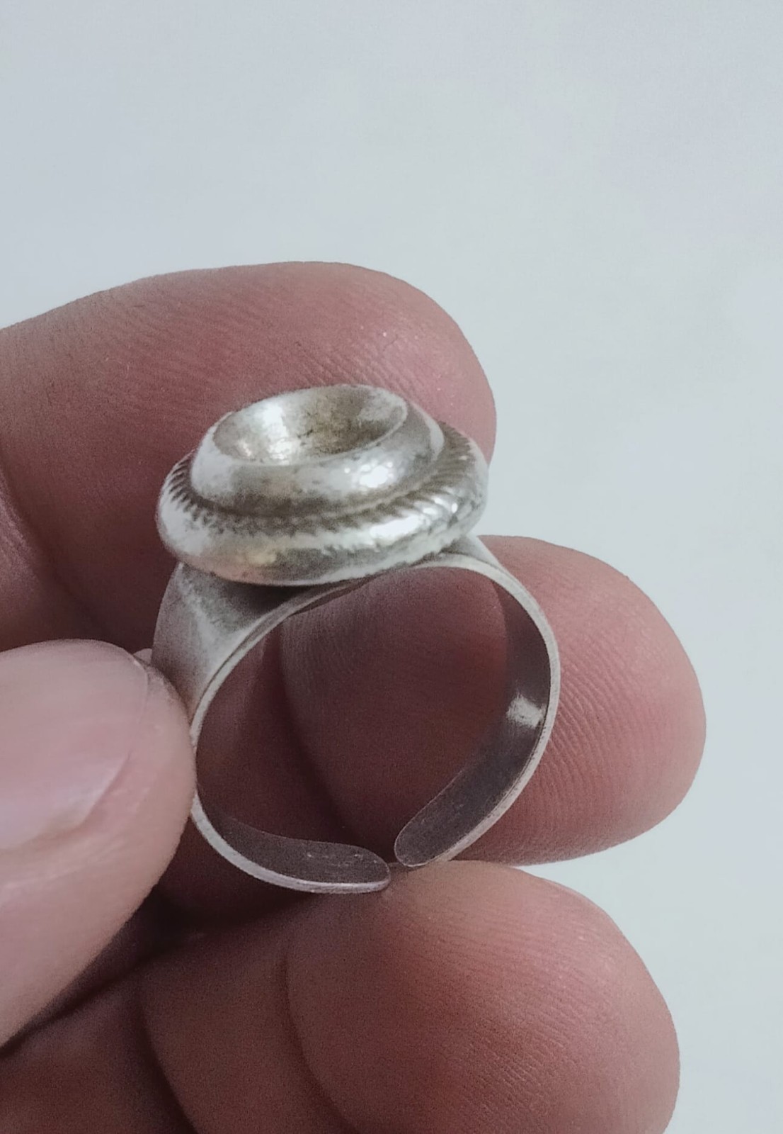 Vintage Silver Dome Ring – Timeless, Elegant Design, Perfect for Any Occasion!