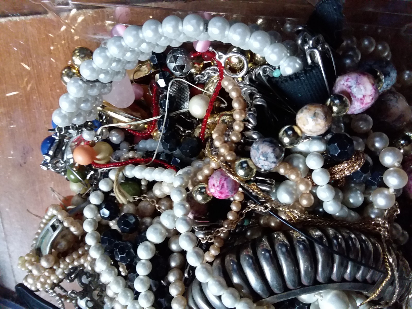 Costume Jewelry Craft lot 3 lb great for repairing or repurposing