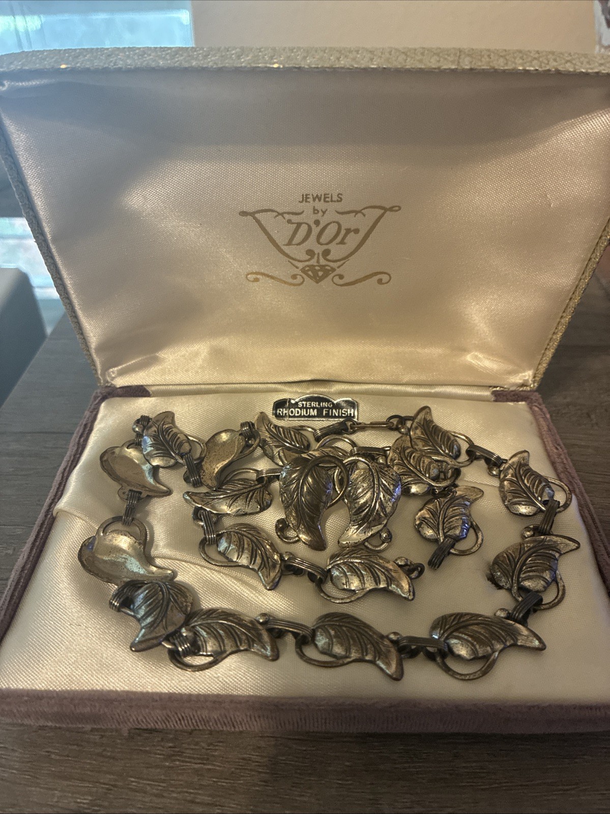 Vintage Dane Craft .925 Steeling Set, Necklace Bracelet & Earrings 66 Grams