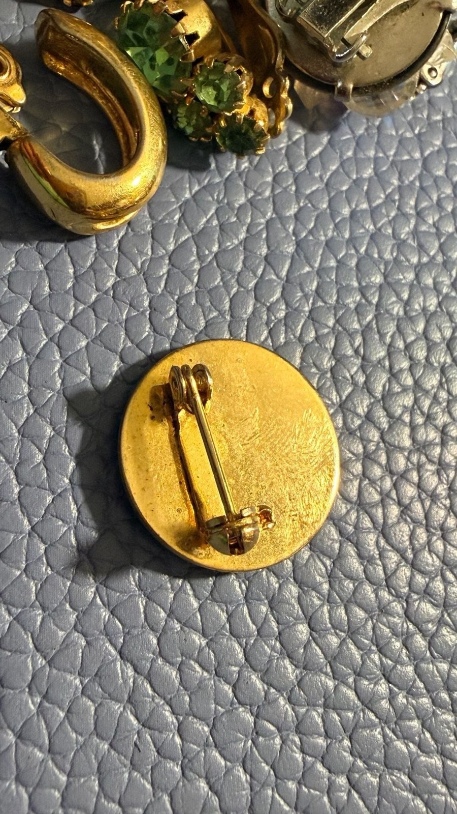 Vintage Clip-On and Screw-Back Earring Lot with Enamel Pin