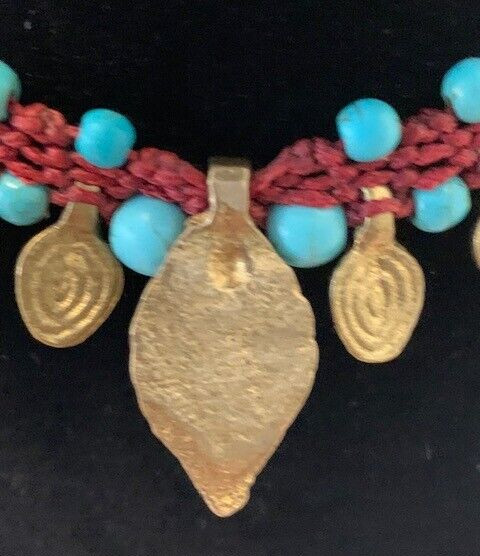 Statement Necklace Handmade Paulina Barcelona OOAK Boho Ethnic Adjustable Spain