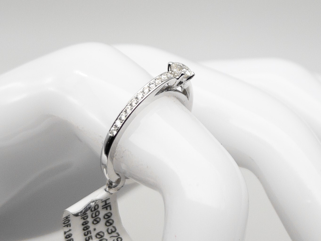 $3000 HEARTS on FIRE .52ct VS G IDEAL CUT Diamond 18k White Gold Wedding Ring