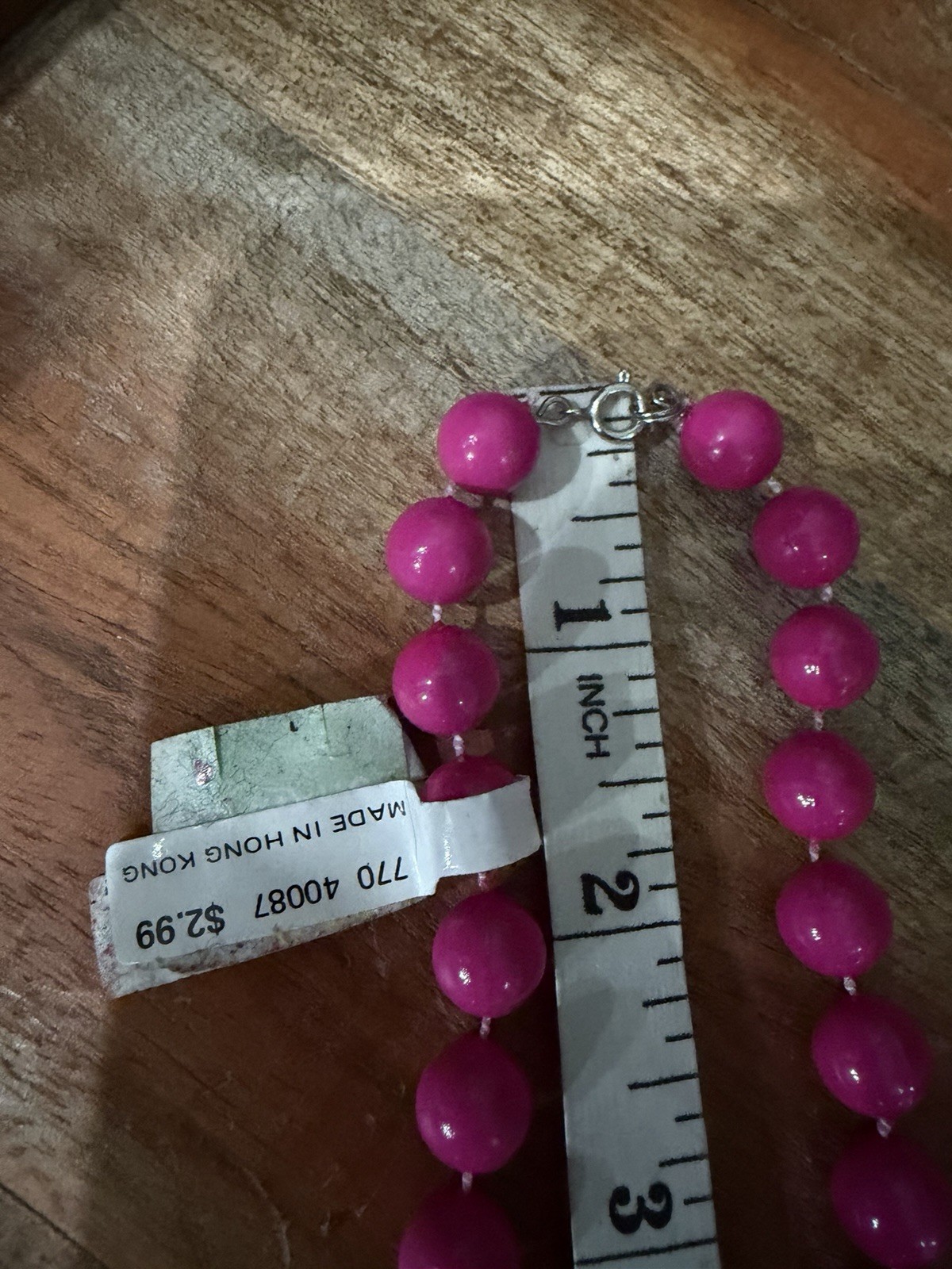 Vintage Jewelry some Hong Kong 20 Necklaces Plastic Bracelets Multistrand J1
