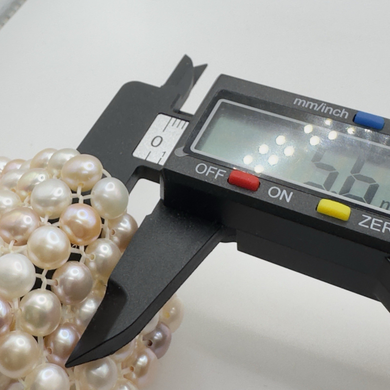 Freshwater Cultured Pearl Bracelet 5 Strand Pink White Lavender Stretch Woven