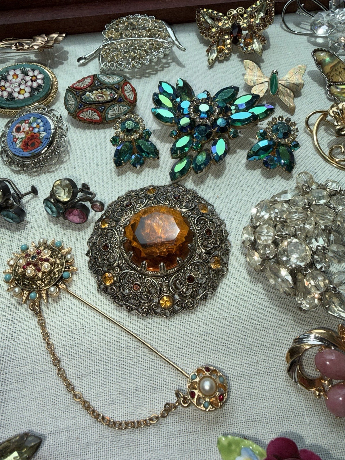 Vintage Jewelry Lot Trifari Bogoff Coro By David Warner Kramer Krementz Juliana