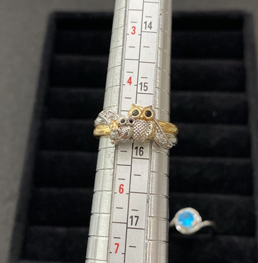 ✨Lot Of 5 Vintage To Now Beautiful Gemstone Estate Rings, All Size 5✨