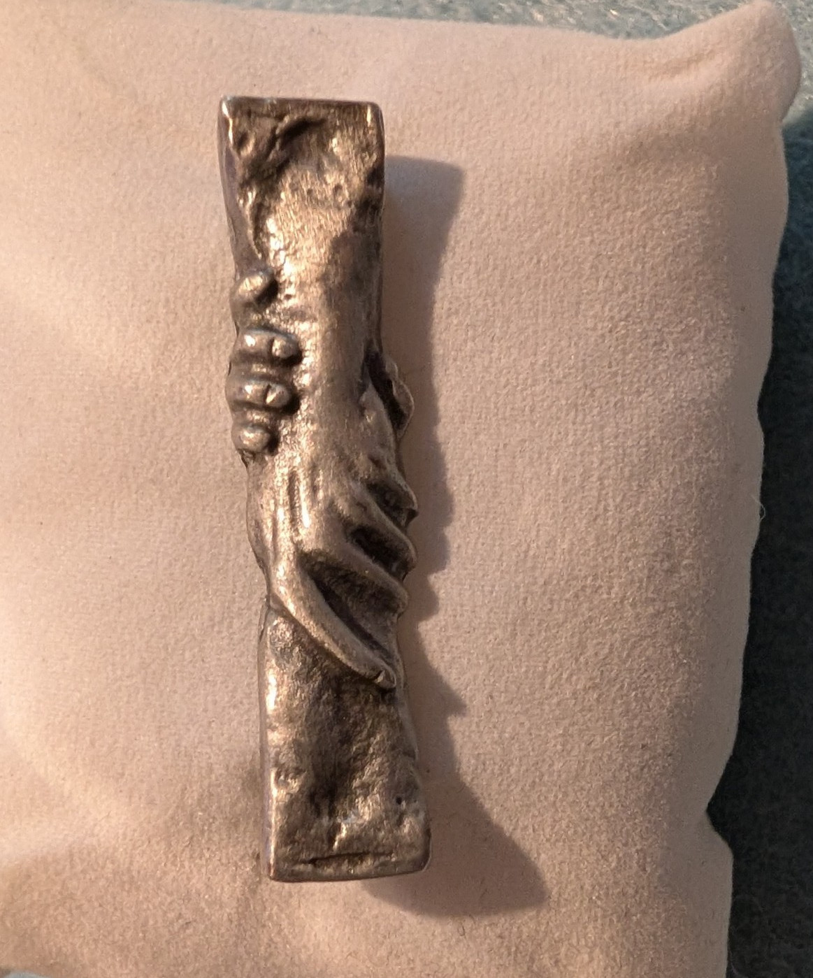 Gary Lee Price Statue of Responsibility Metal Pin Engraved Back