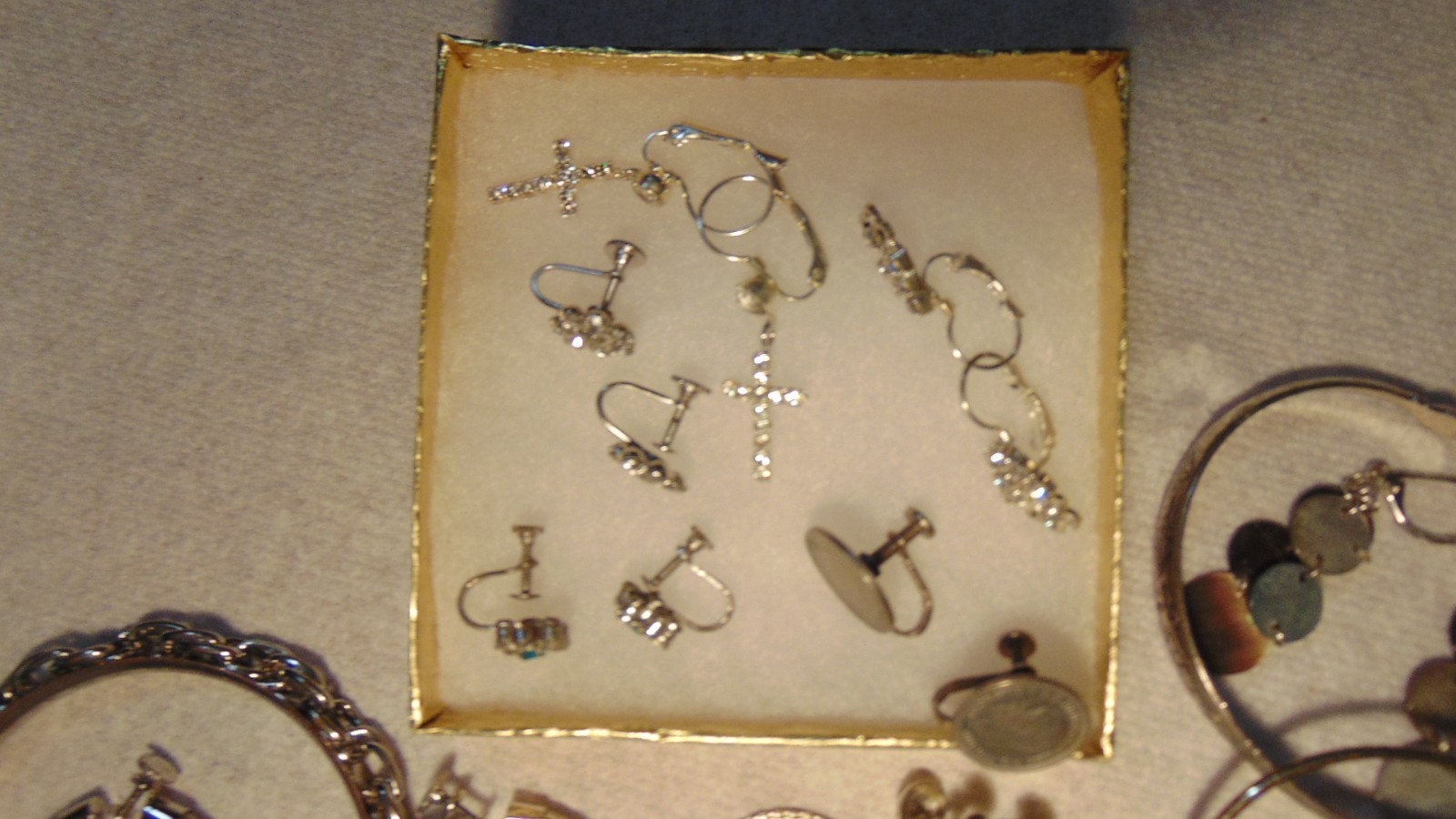 Vintage, Junk Drawers, Costume Jewelry Lot, All Wearable No Missing Stones