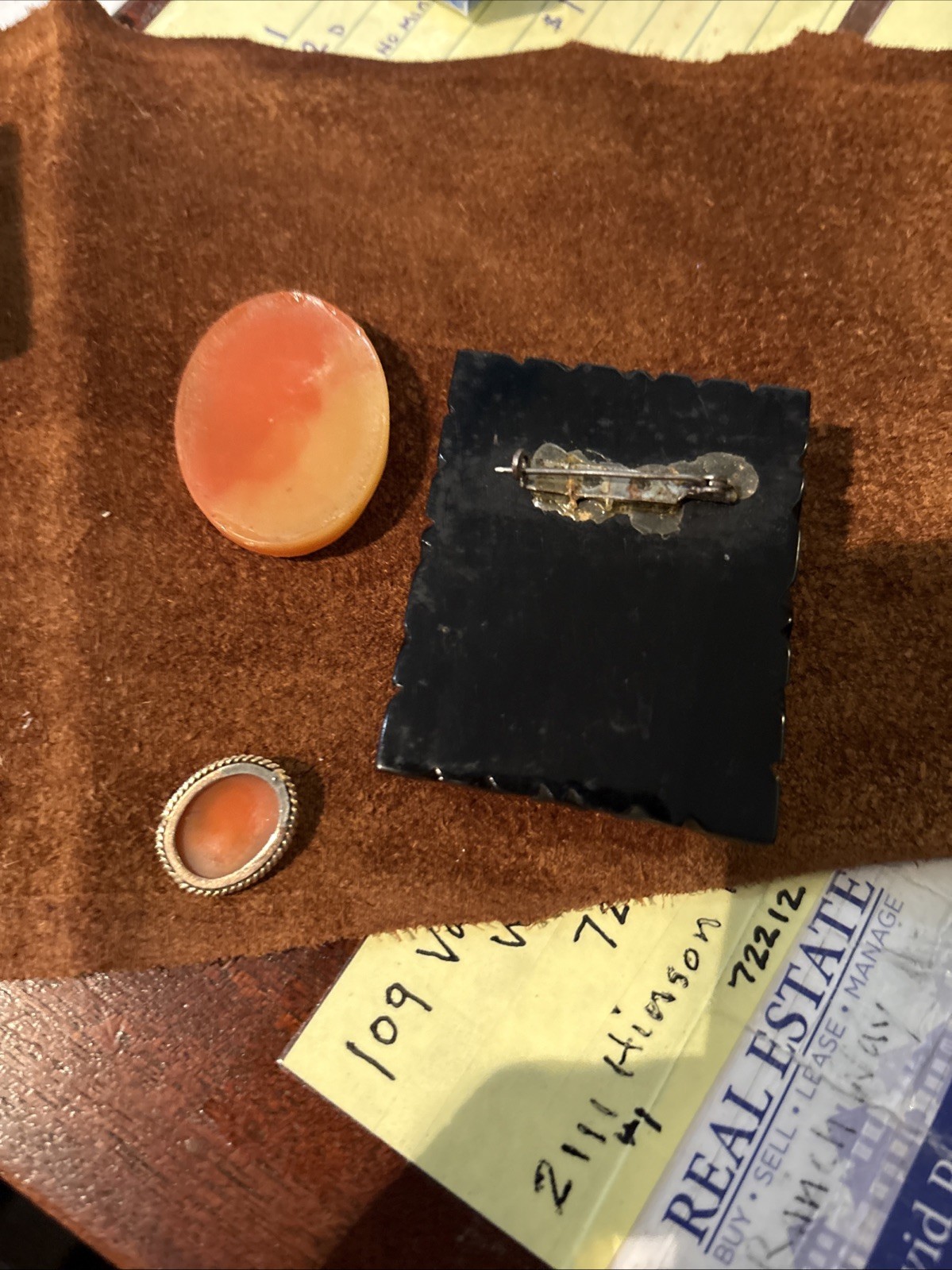 vtg cameo earrings and more