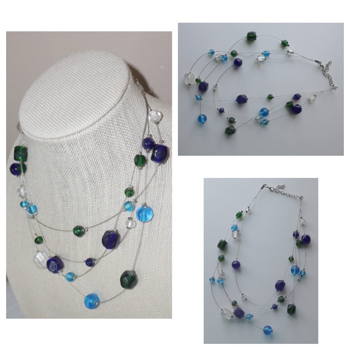 Variety Jewelry 30+ piece Lot, 3+ Lbs, all wearable plus extra pieces for crafts