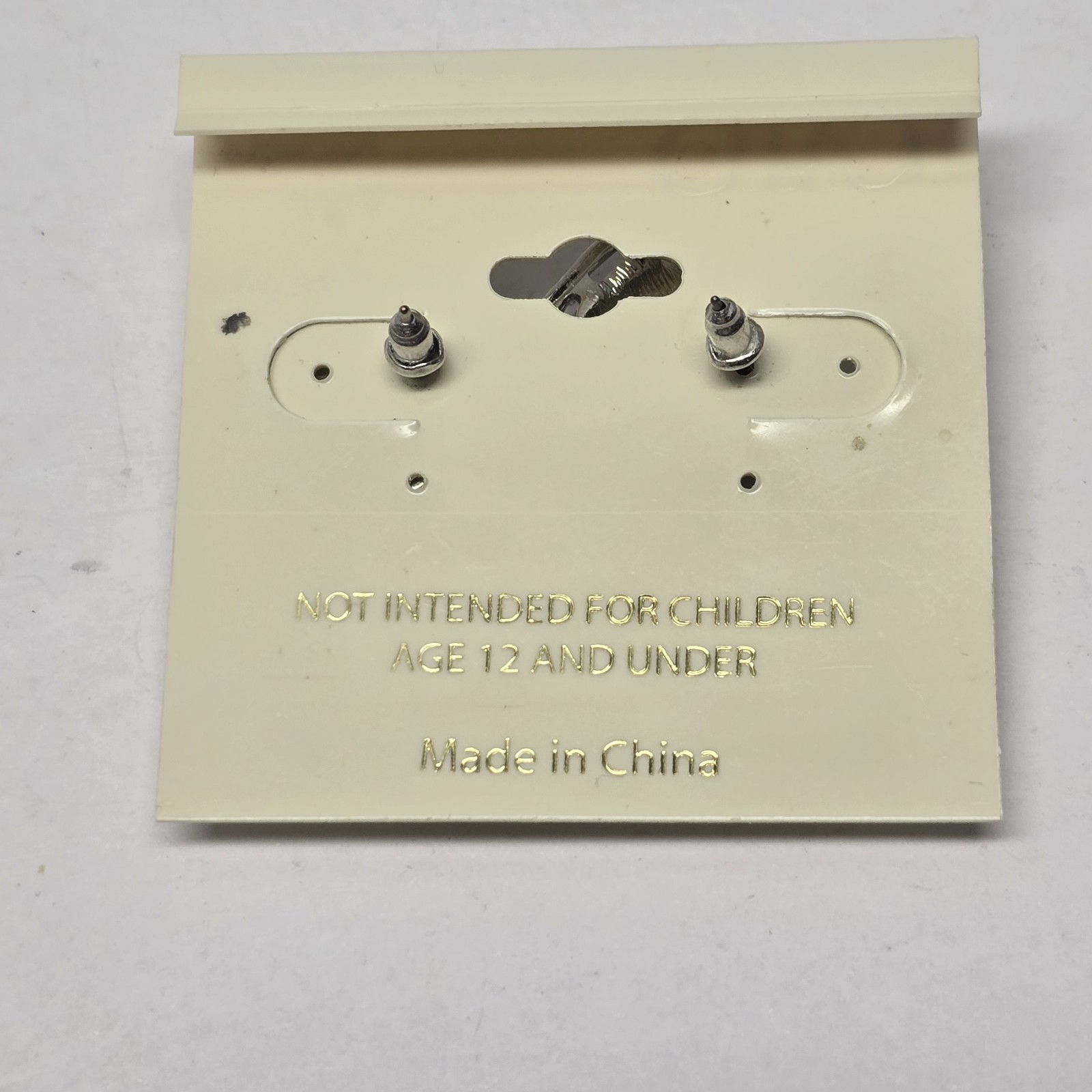 NWT CATO SILVER TONE Owl Earrings Post Nickel Free