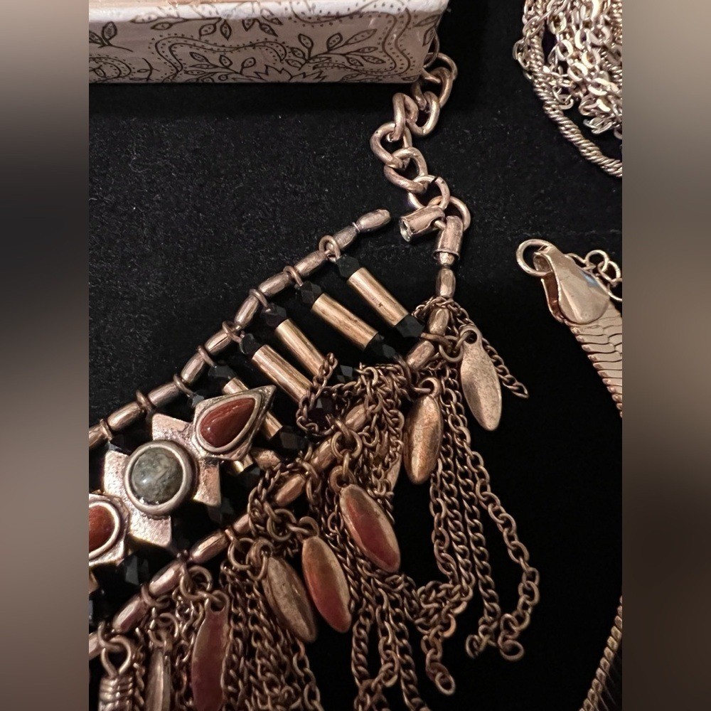 Vintage & Modern Gold Tone Gold Plated Necklace & Bracelet Lot 38