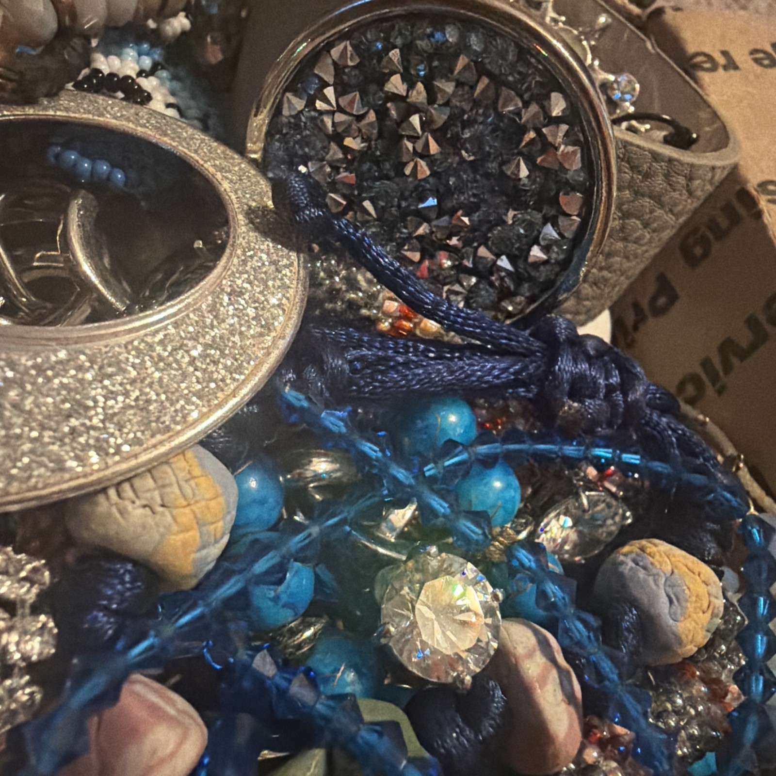 Vintage to Now Jewelry Lot, ALL WEARABLE Untested. No Broken. Box E8