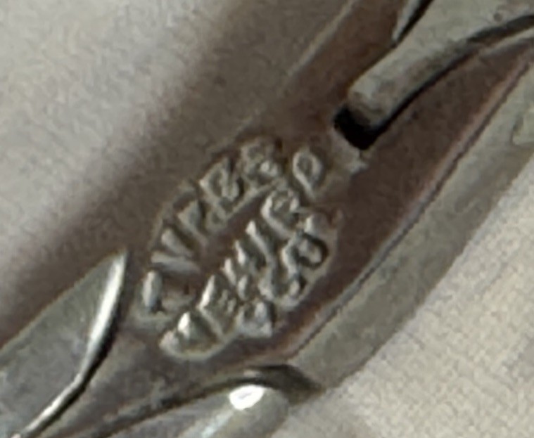 Vintage Taxco Sterling Silver 6mm Bracelet Modernist Style 6.5”