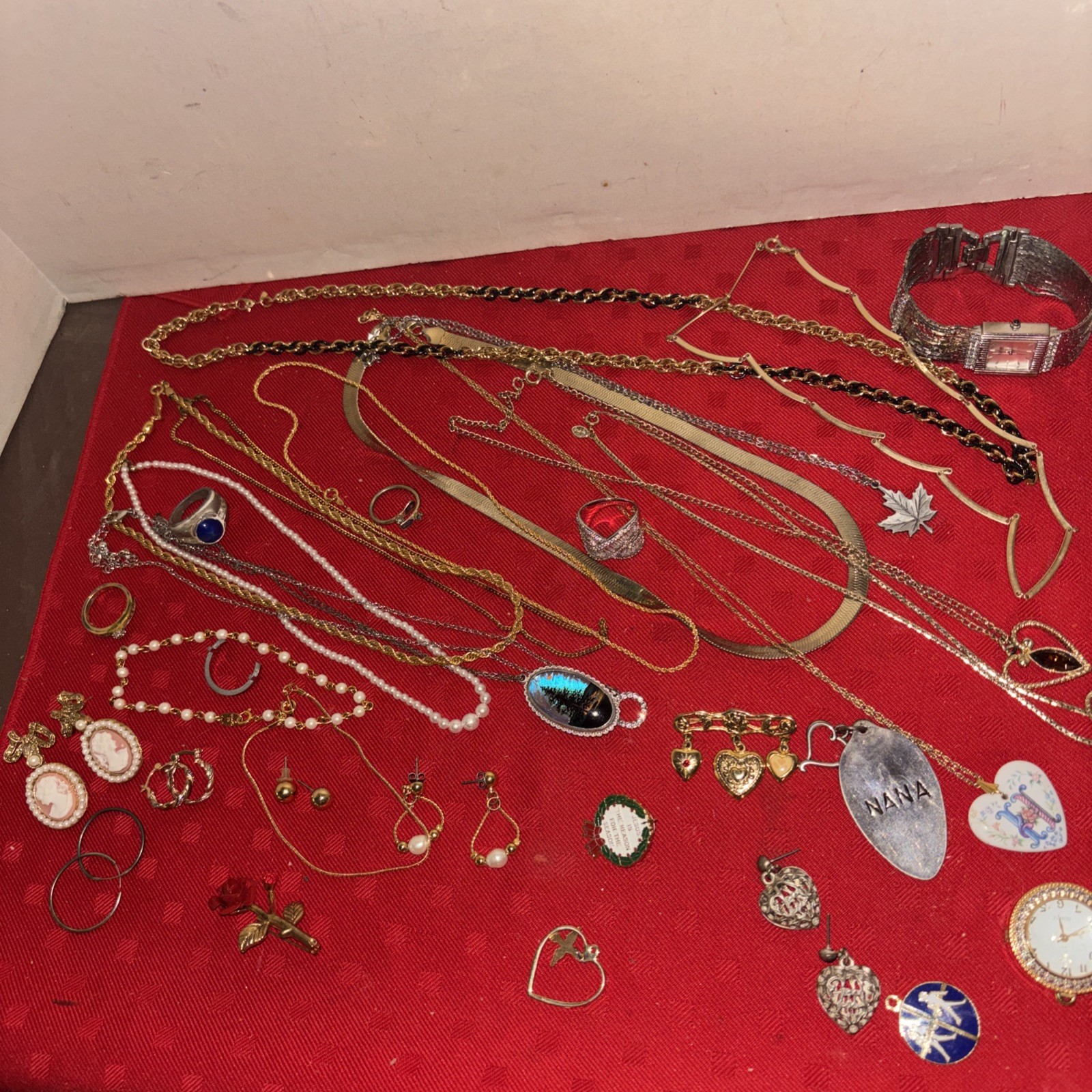 Vintage Estate Jewelry Lot-All Wearable Mix Estate Find- #062226