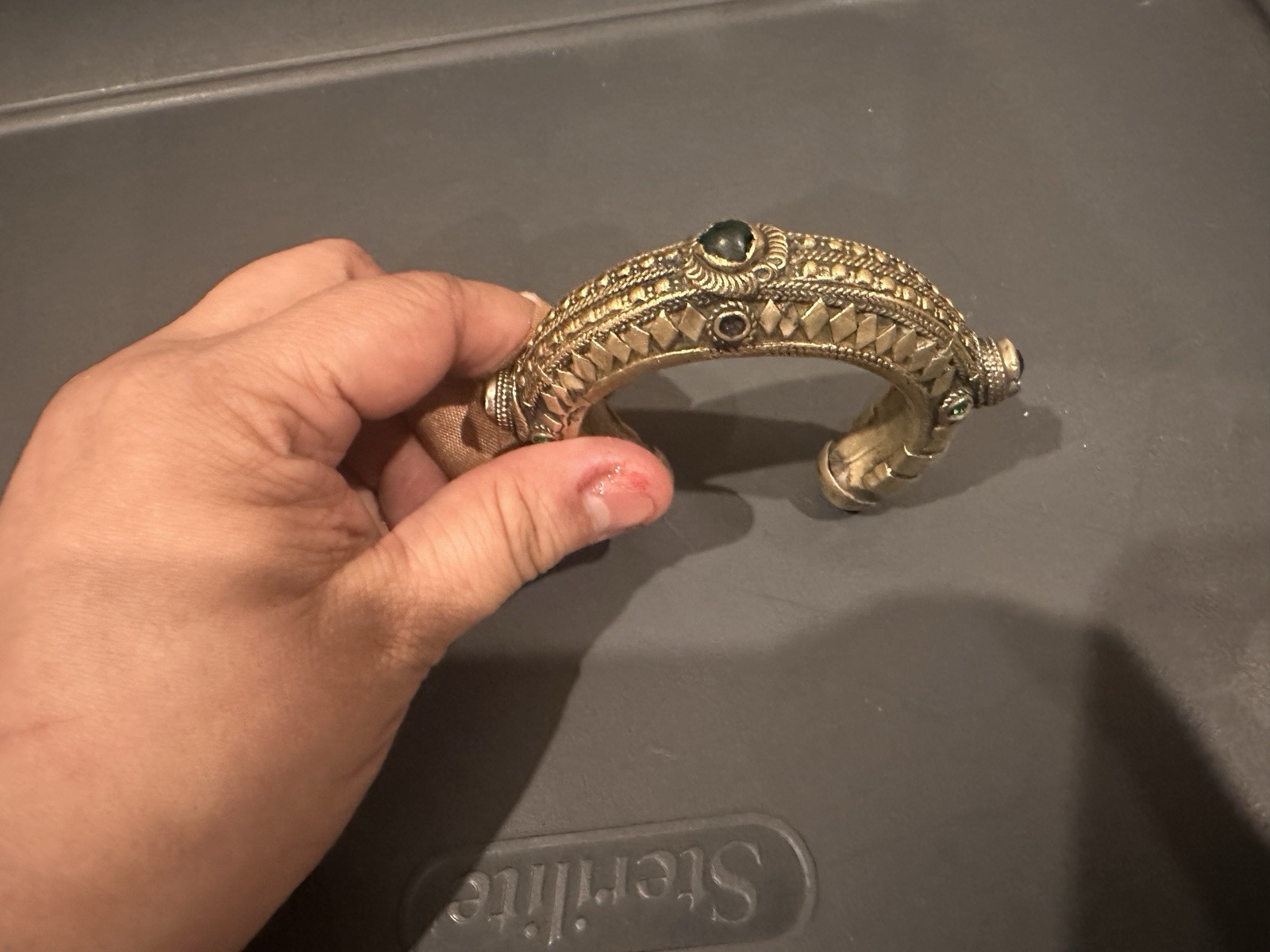 Antique Tribal Torque Cuff Bracelet – Middle Eastern / North African