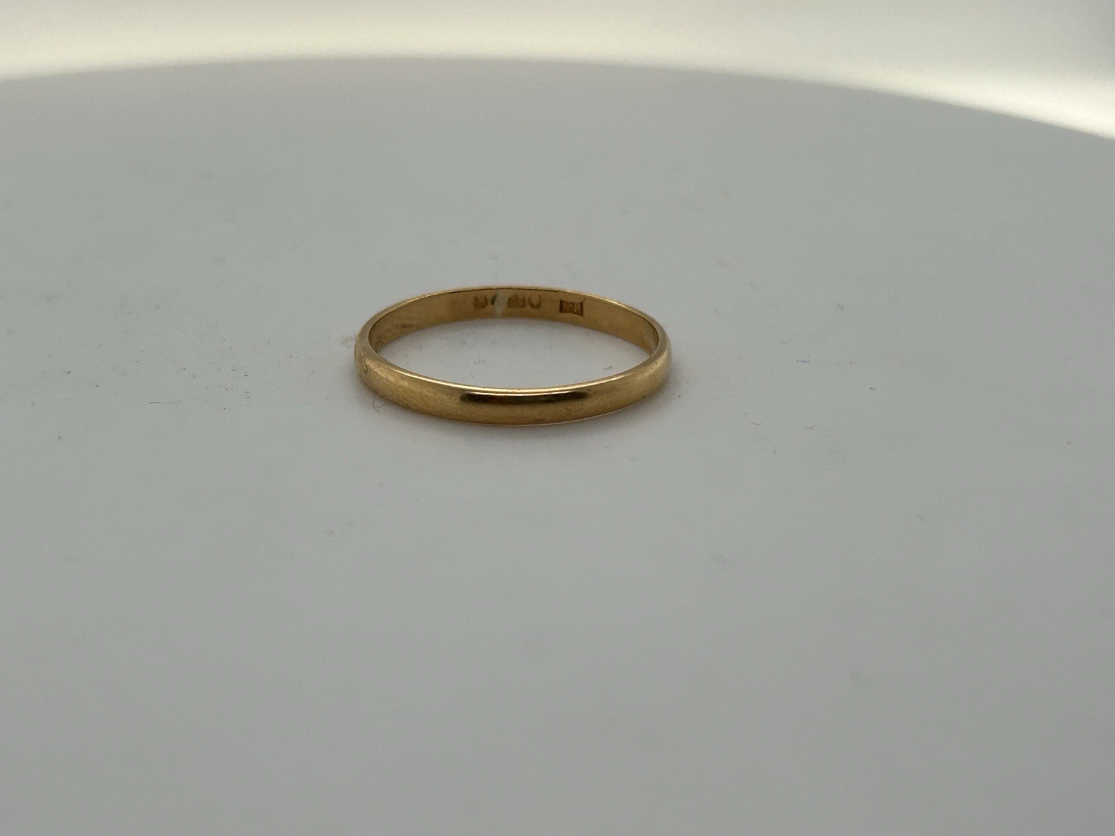 22K Gold Band Ring Vintage Antique from United Kingdom