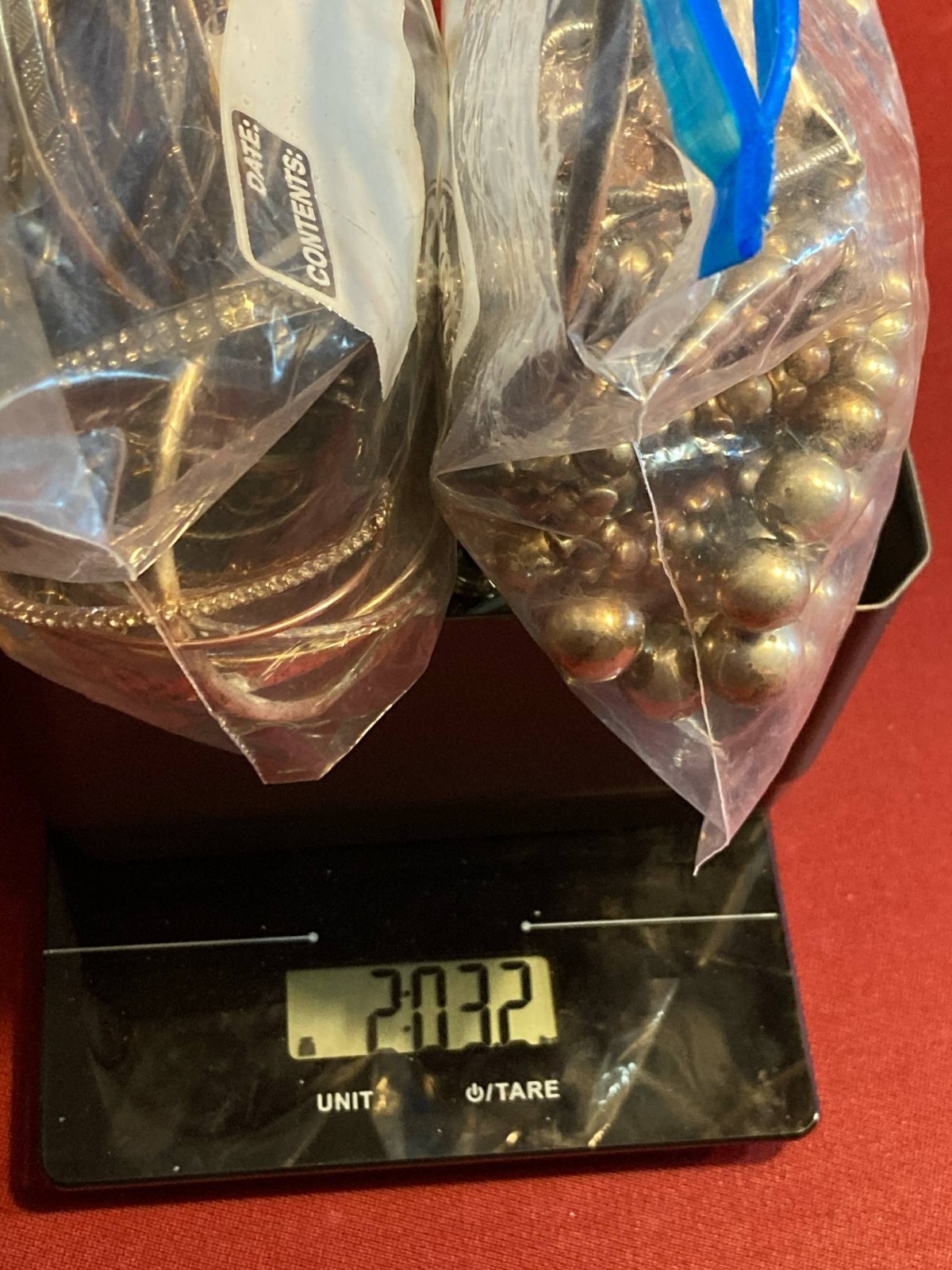 2 LB Tangled Jewelry Treasure Hunt Lot 100% UNSEARCHED Gold Tone Silver Tone