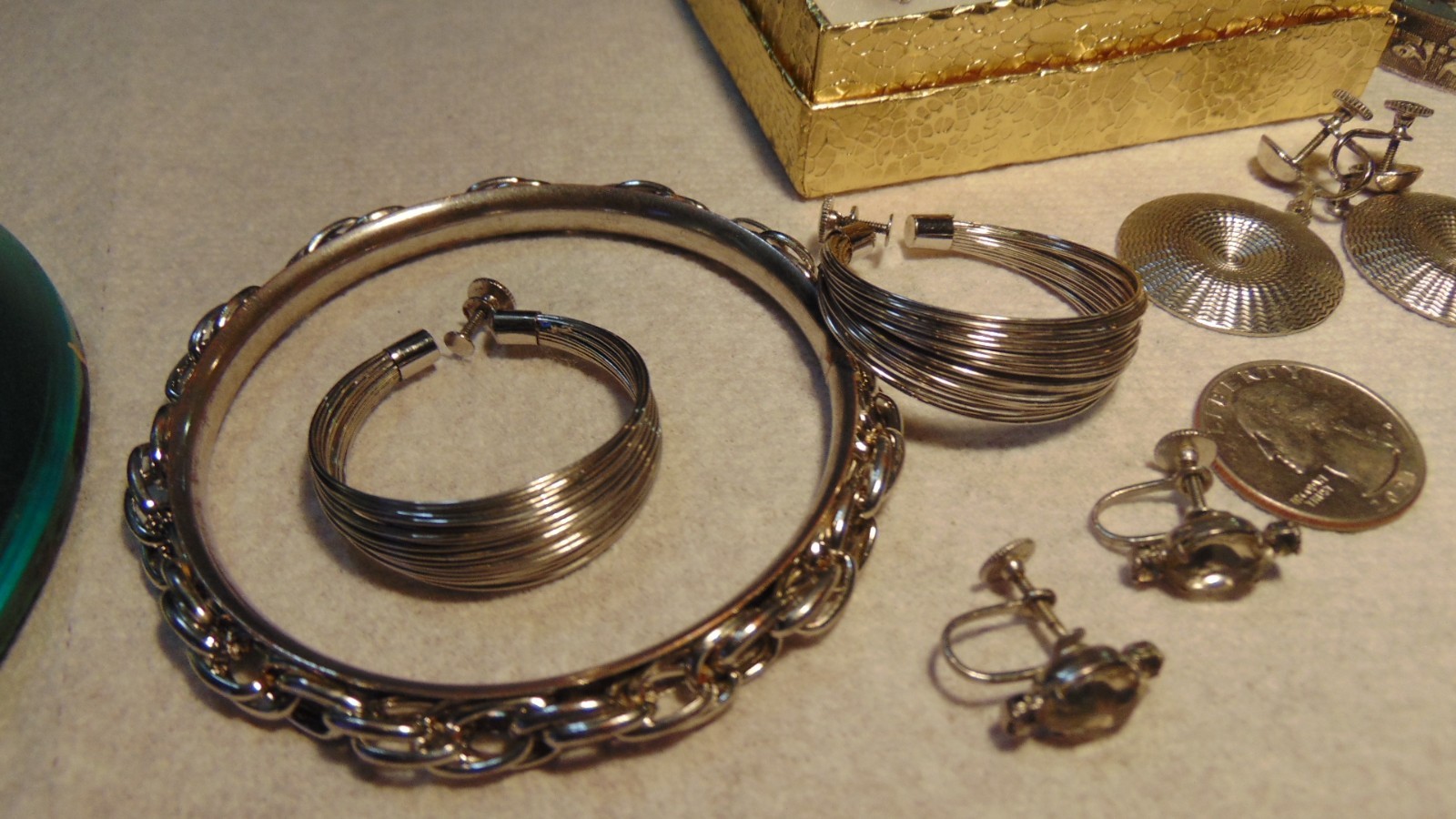 Vintage, Junk Drawers, Costume Jewelry Lot, All Wearable No Missing Stones