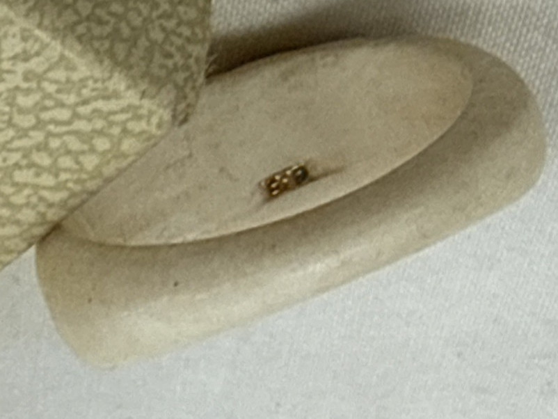 Vintage 14K Gold .585 Ribbed Bone Ring 5.5