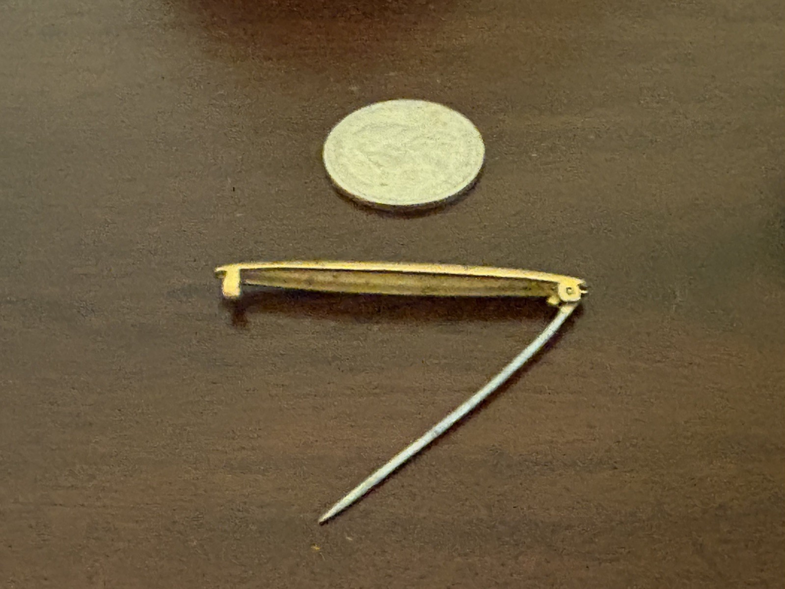Victorian or Edwardian Gold-Filled Bar Pin