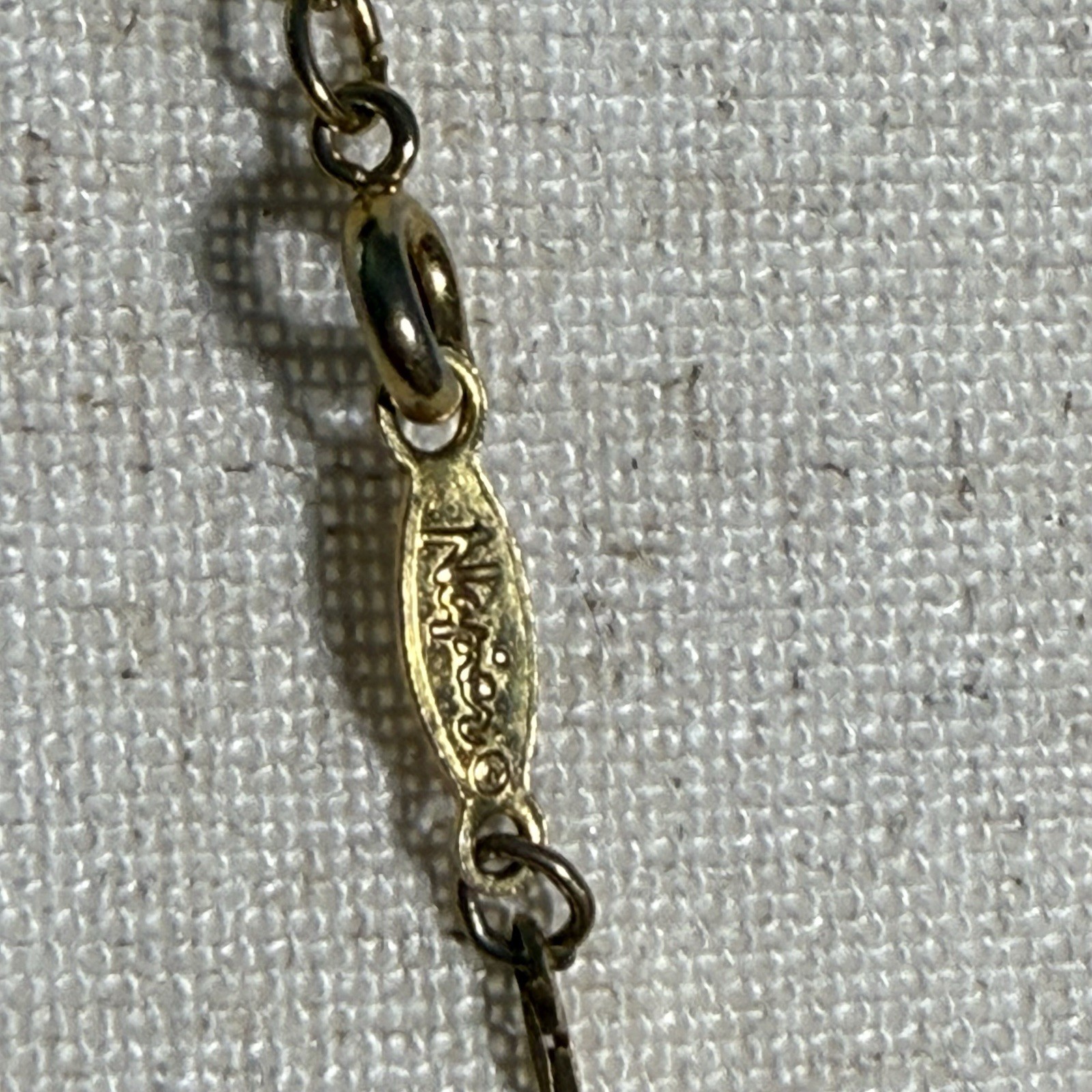Vintage Napier Gold Tone Snake Chain Necklace 30″ Long 2mm Layering or Charm EUC