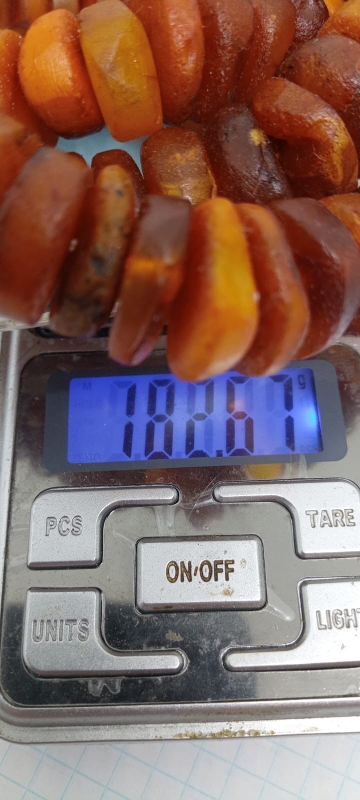 老琥珀 NATURAL BALTIC AMBER EGG BUTTERSCOTCH YOLK BIG OLD NECKLACE 182 GR