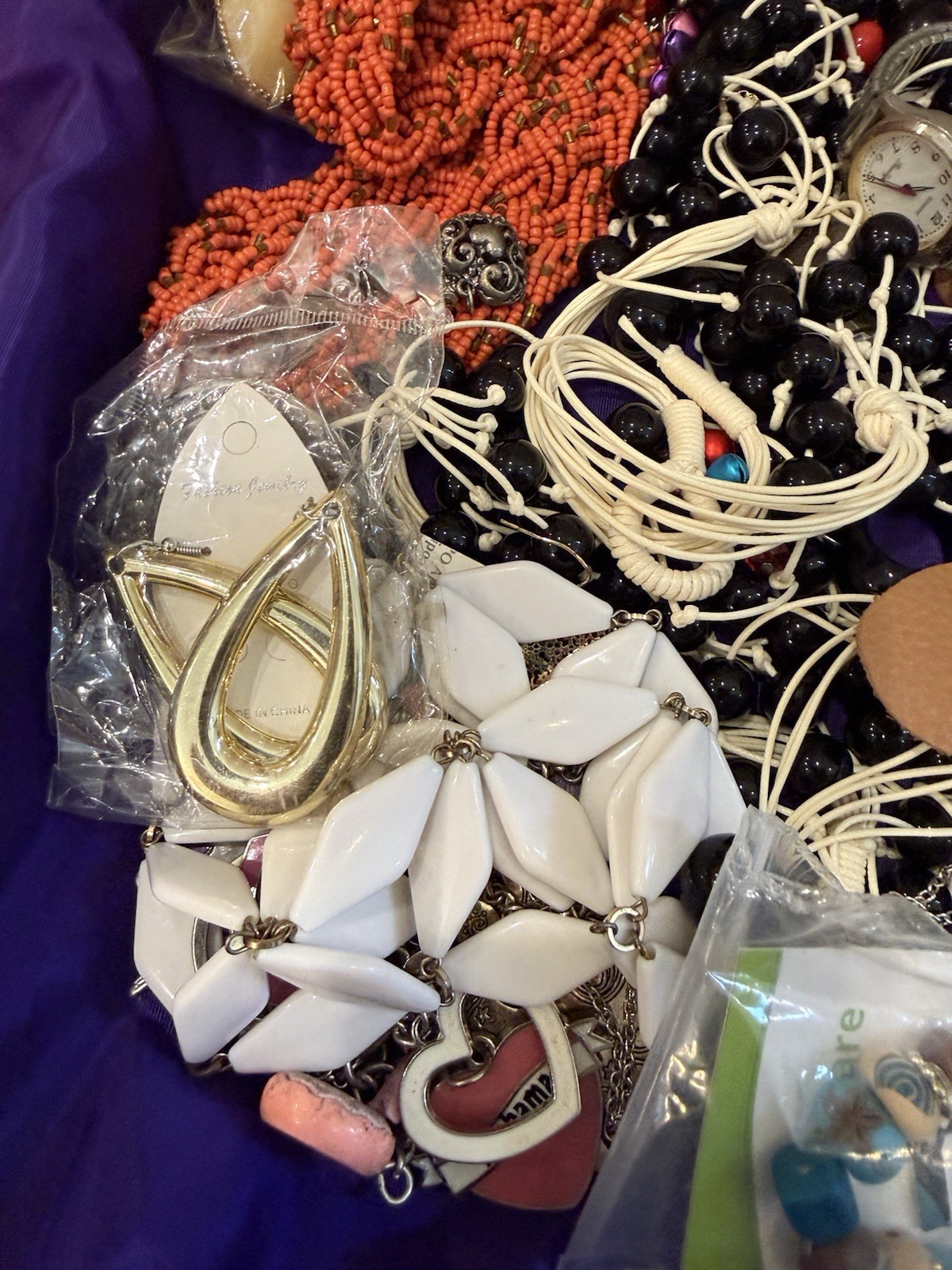 Vintage To Now Unsearched Untested Jewelry Lot X, 5 lb. 8 oz.