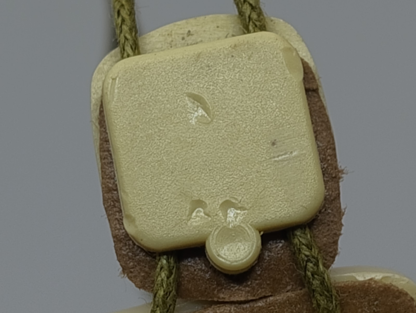 Soviet Vintage Kids Amulet Pendant Adjustable 70s 80s Plastic Bolo Tie USSR Rare