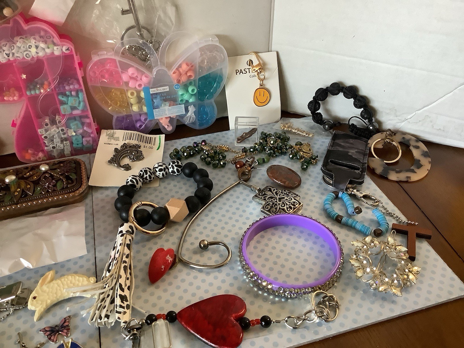 4.2 LBS CRAFT JUNK SCRAP Jewelry Lot Repurpose Salvage