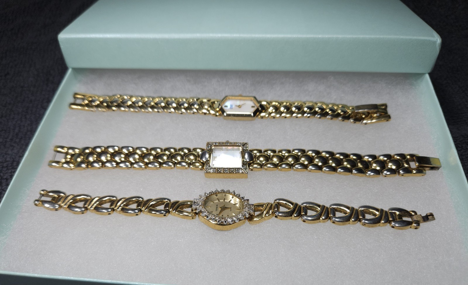 VTG Women’s Watches Geneve Diamond – Citizens Elegance Armitron Mother of Pearl