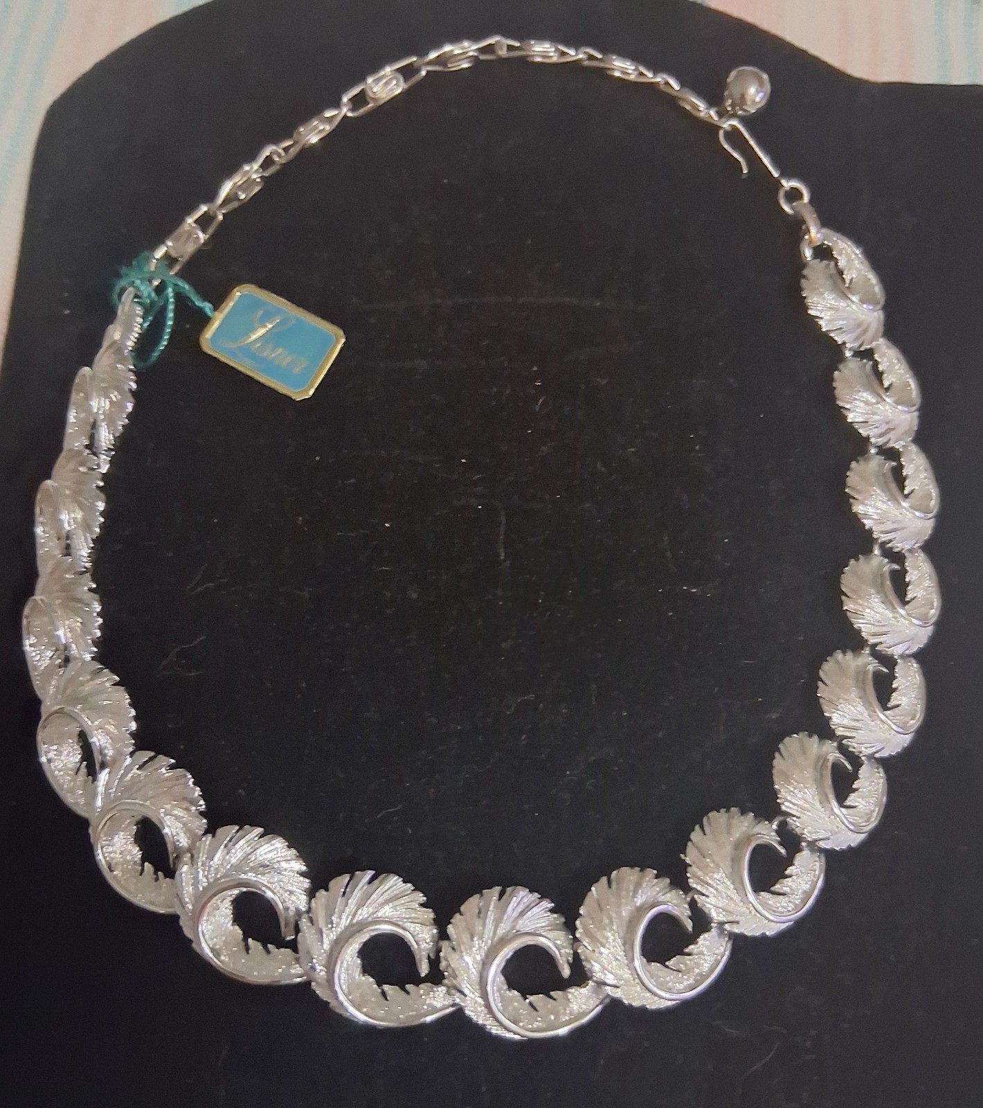 Listner Silver Tone Vintage Necklace With Tag