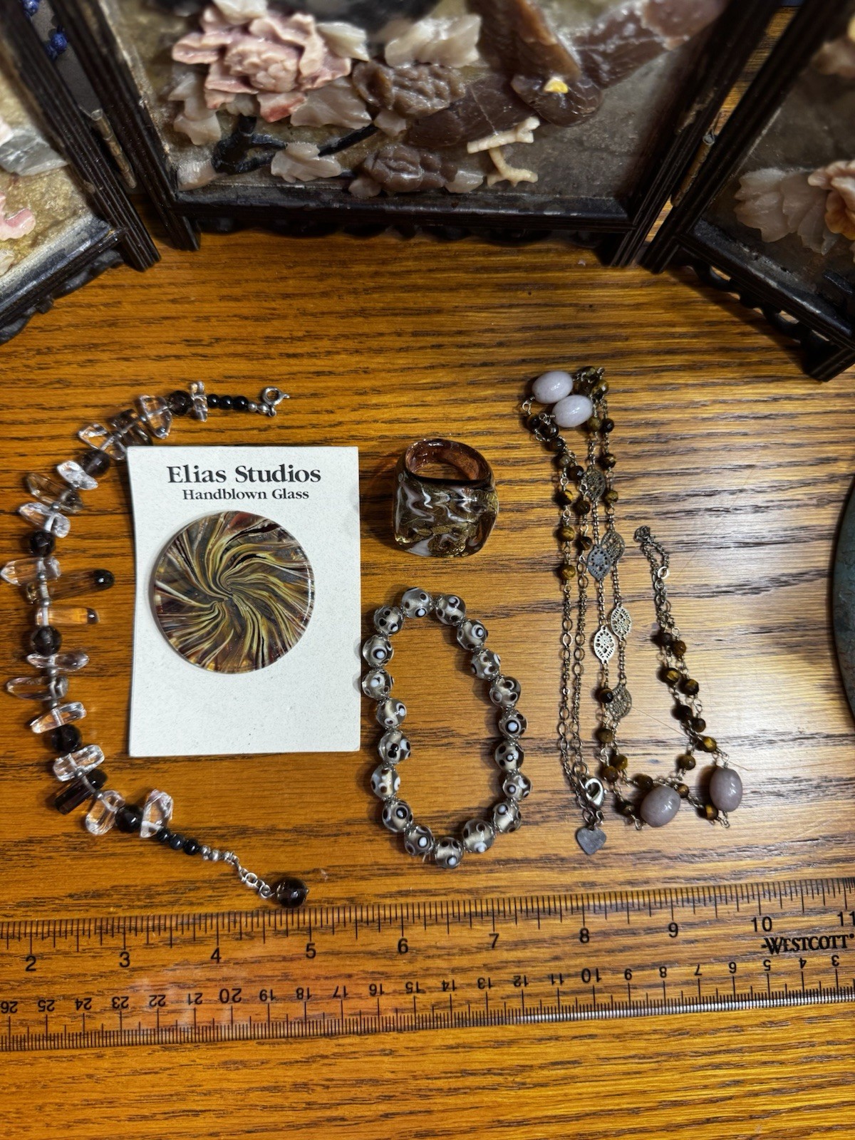 Earth-tone Wearable Costume Jewelry Lot