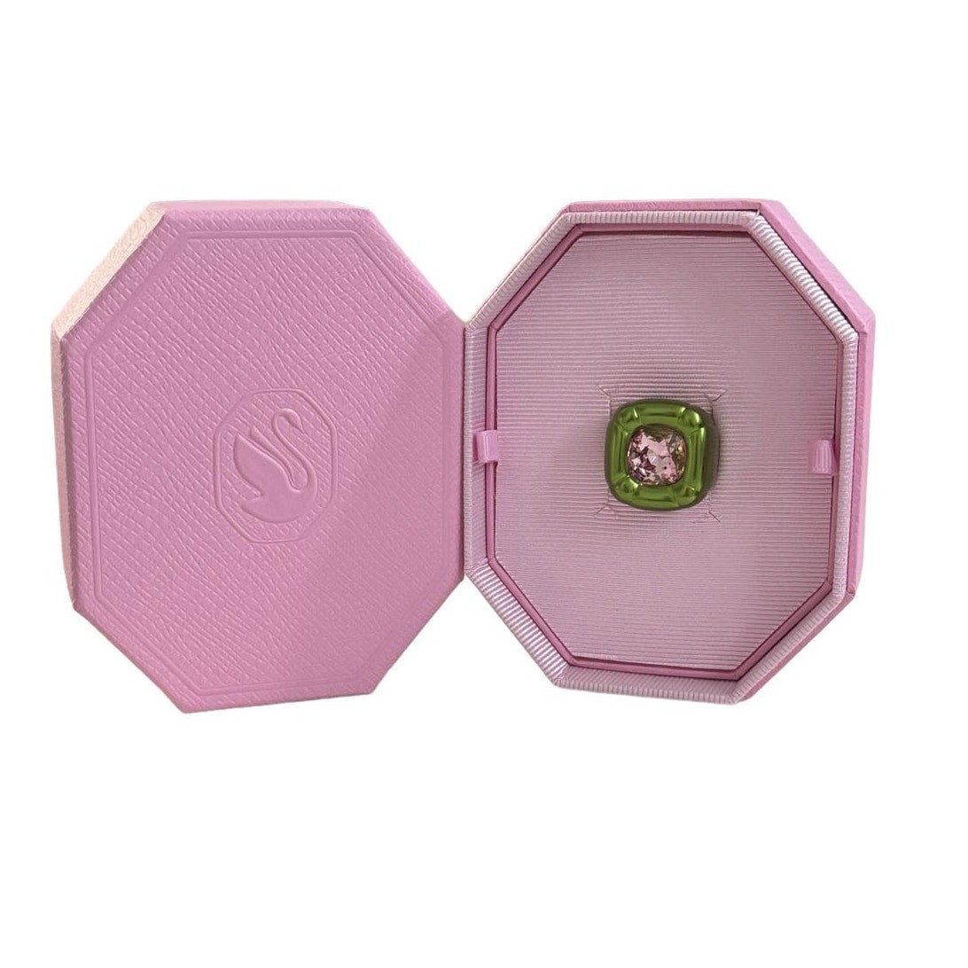 Swarovski Dulcis Cocktail Ring sizen 60 / 9 Green New