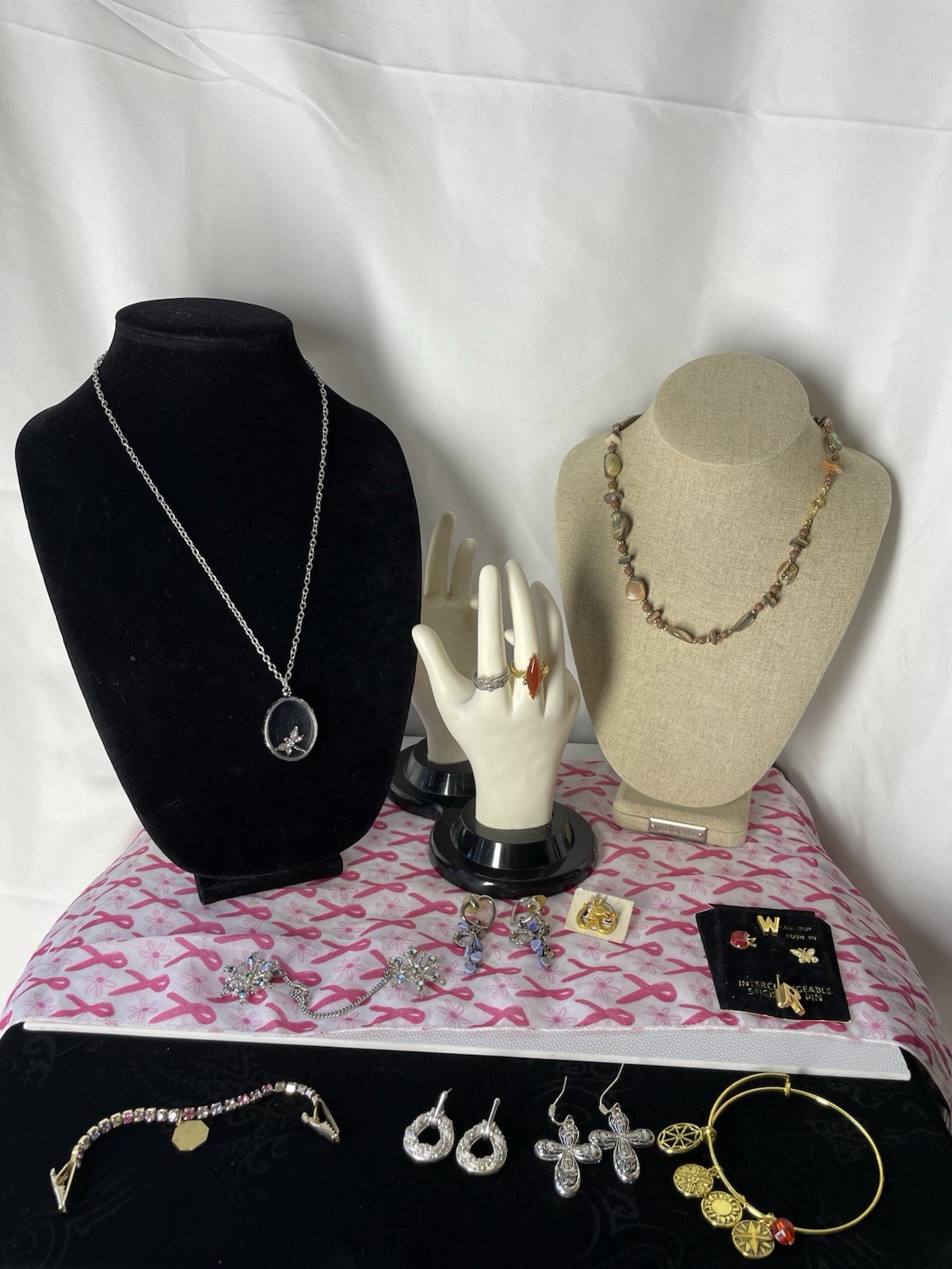 Mixed Lot Costume Jewelry See Pictures Wear/Details