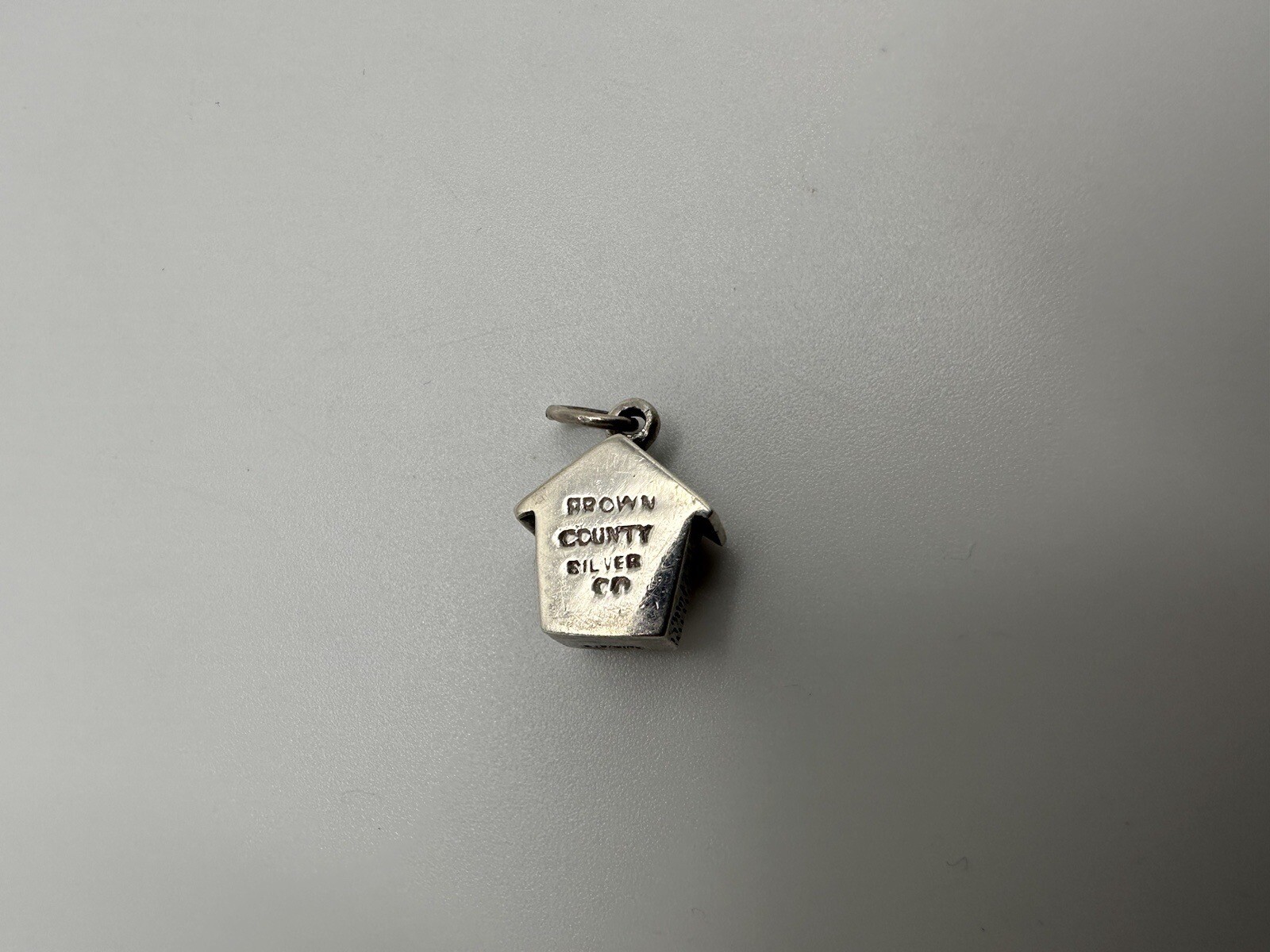 VNT Sterling Silver Brown County Silver Co Bird House Bracelet Charm 2.2cm JB6