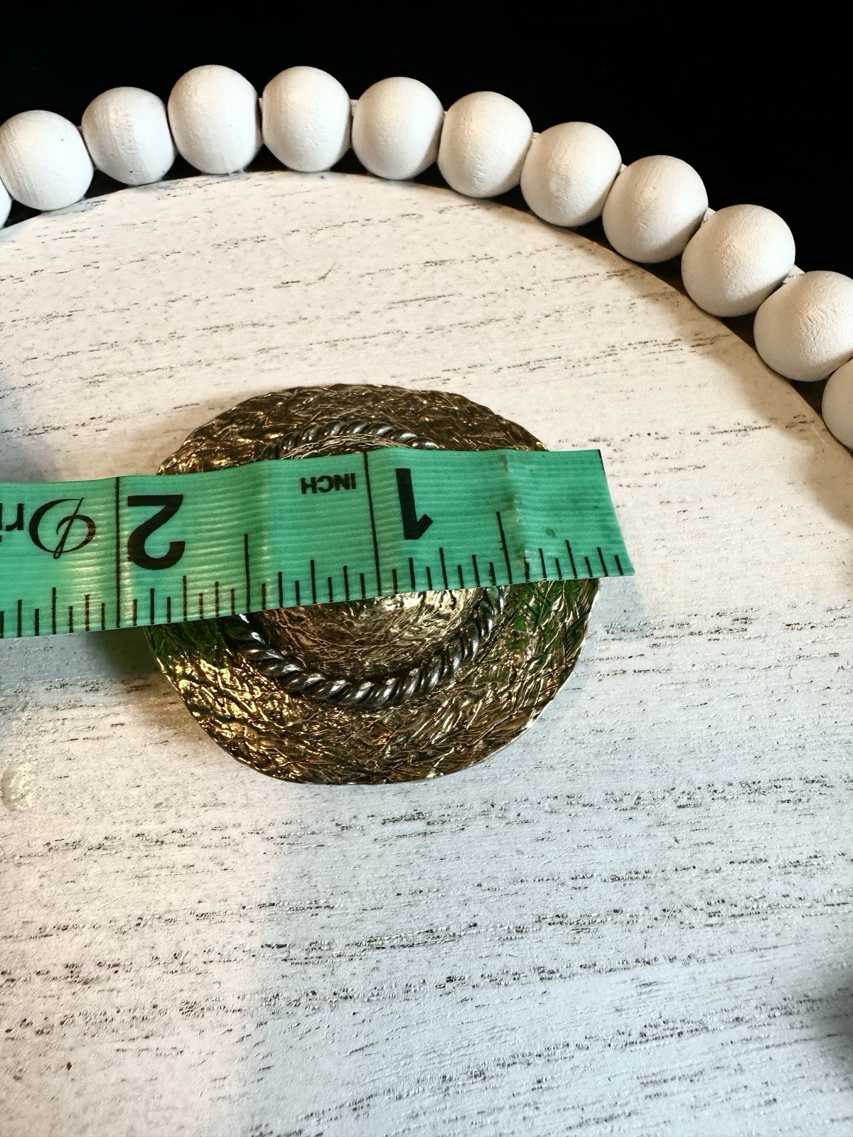 Vtg Gold Tone Sun Bonnet Hat Flower Figural Brooch Pin Premier Design PD Crown