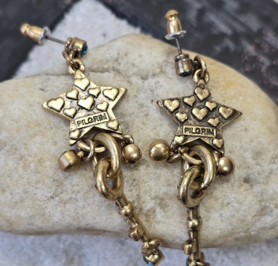 Vintage Pilgrim Danish Dangle Earrings