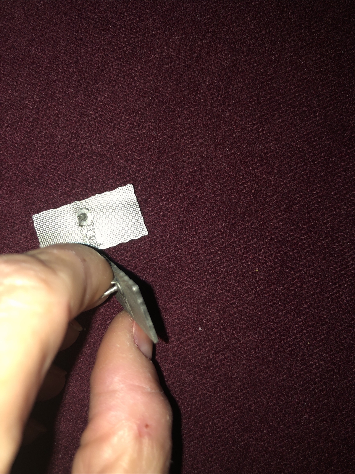 2 Adult Unisex Silver Space Center Houston Pins/Tie Tacs, Worn Once