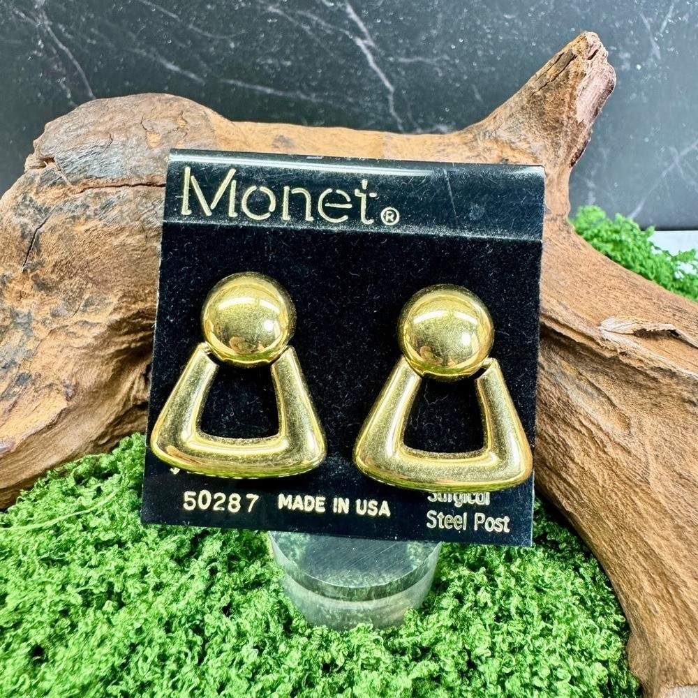 Vintage Monet New Old Stock Earrings