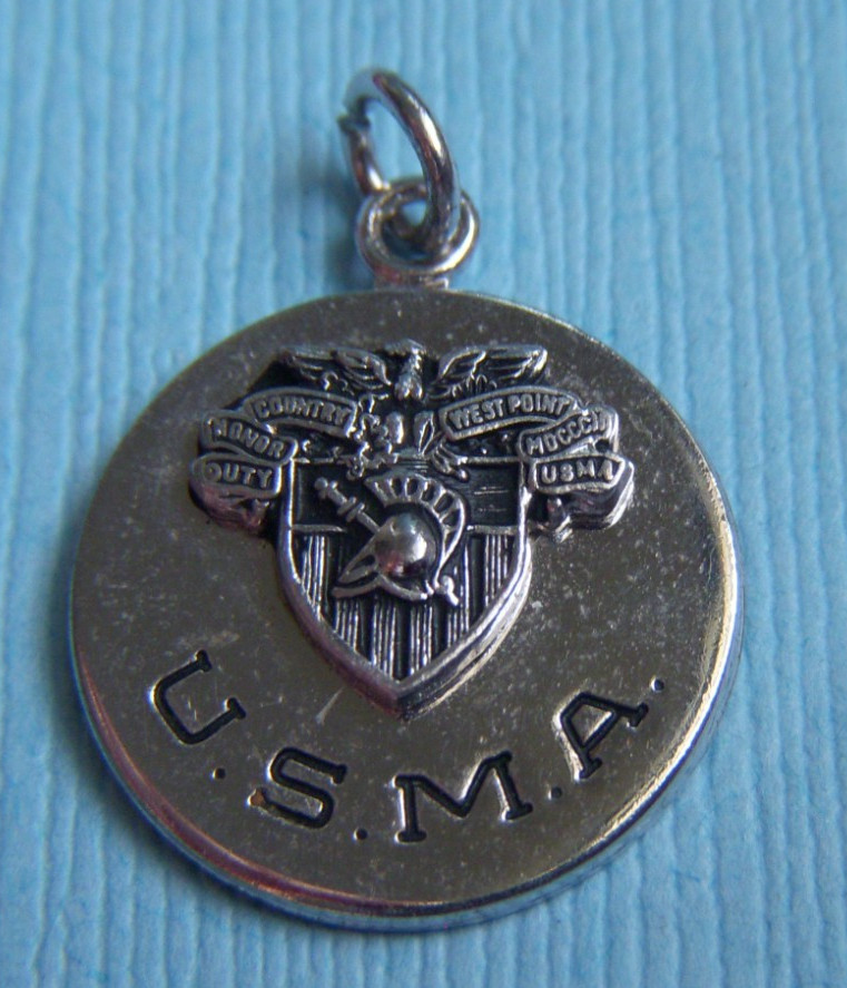 Vintage Kinney USMA West Point Army sterling charm