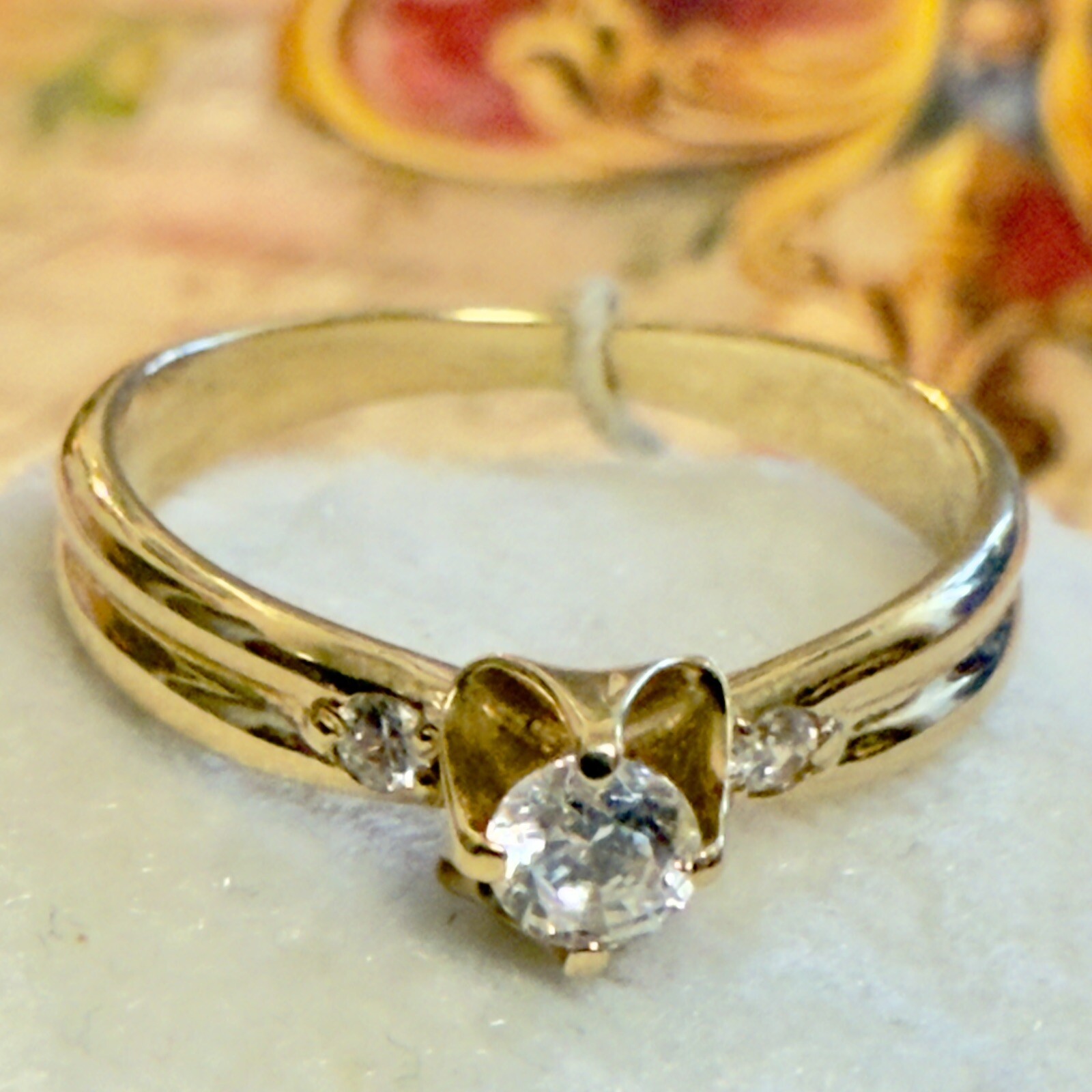 Size 6.25 – Fabulous Vintage 585 14K Gold Ring – East European – #1539