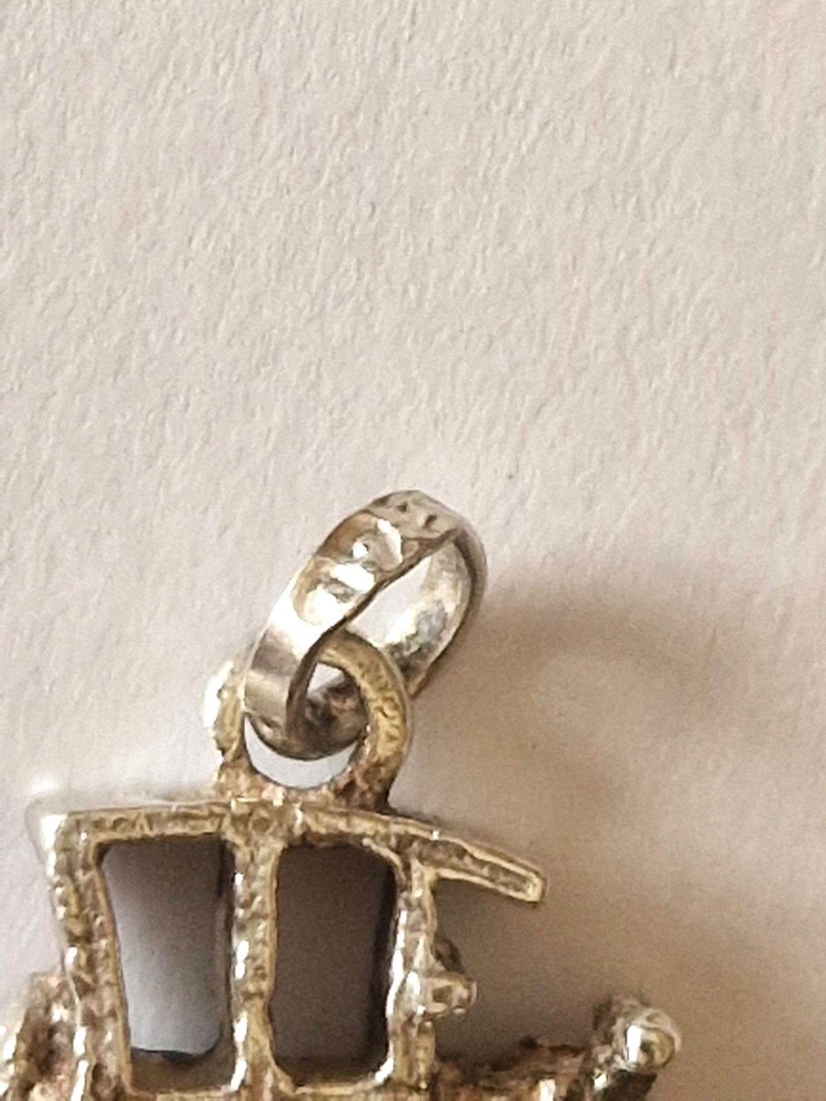 Vintage Sterling Silver Classic Antique Car Pendant Charm Hallmark 3g
