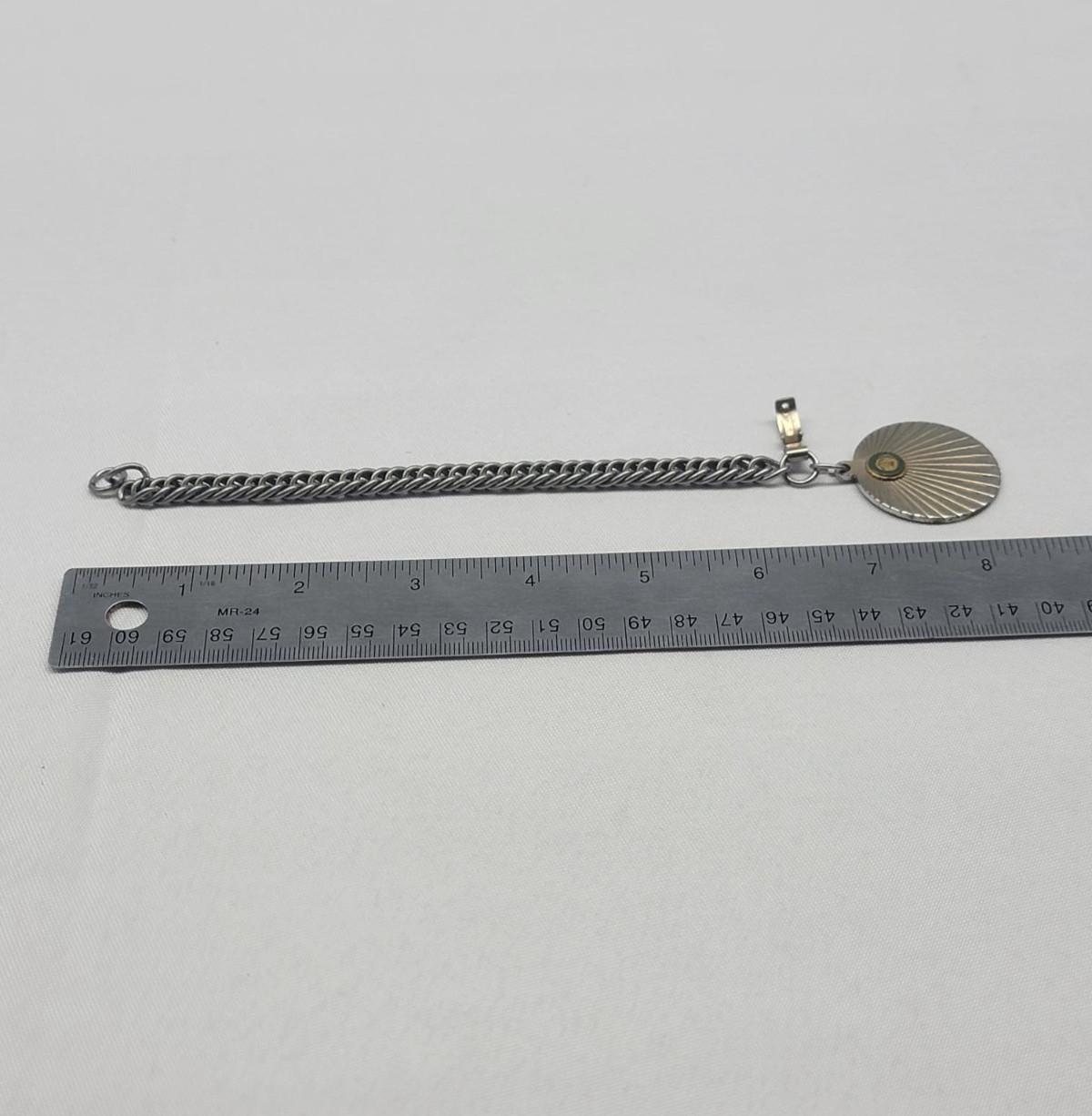 Vintage Oklahoma College for Women OCW Sunburst Charm Bracelet