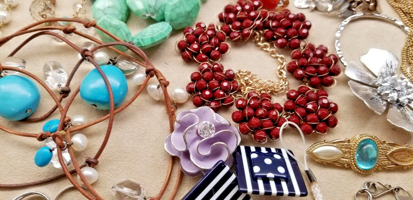 Estate Vintage Junk Drawer Jewelry Lot Unsearched Untested Repair Craft