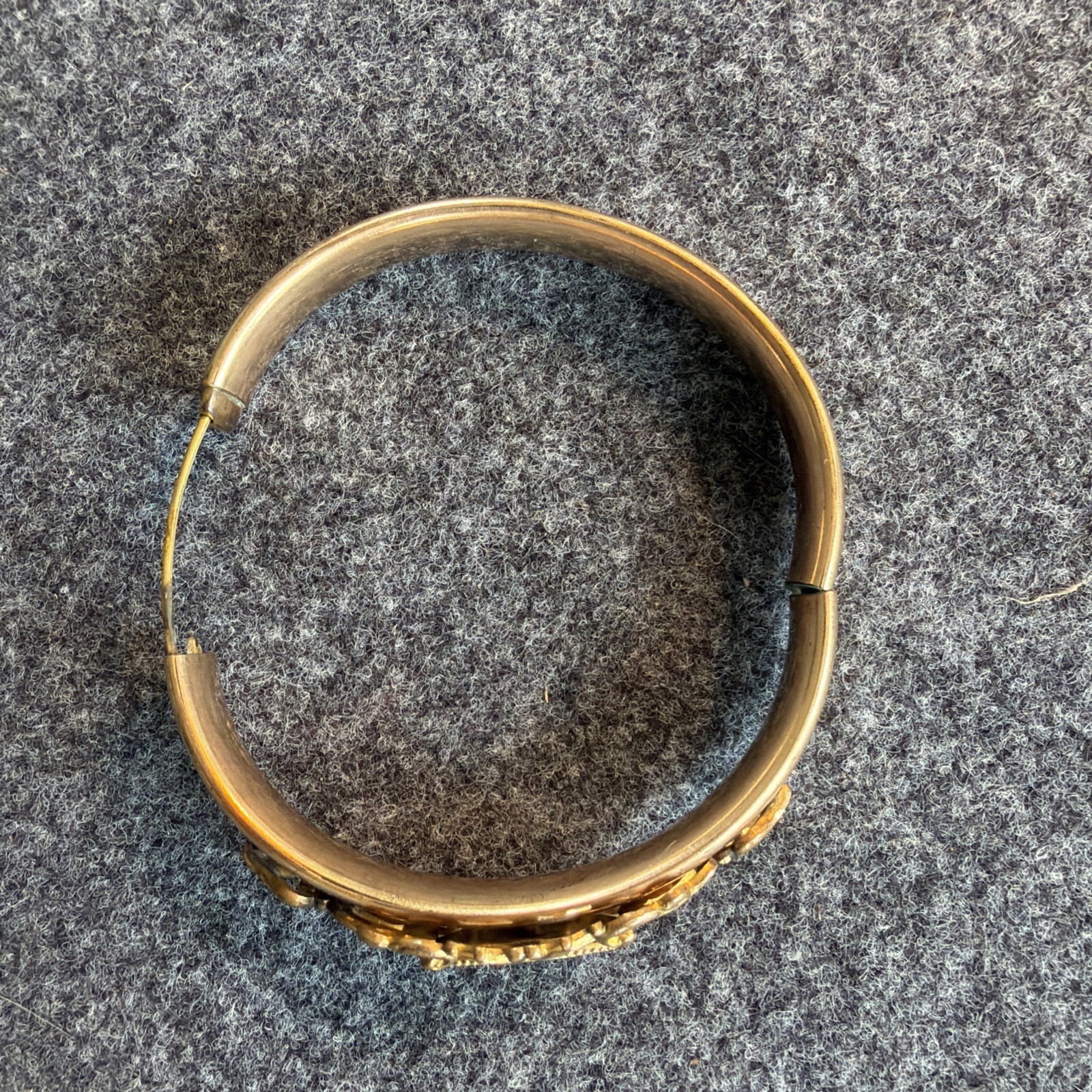 Antique 1907 F.M. Co Gold Filled Expansion Bangle Bracelet Victorian Edwardian