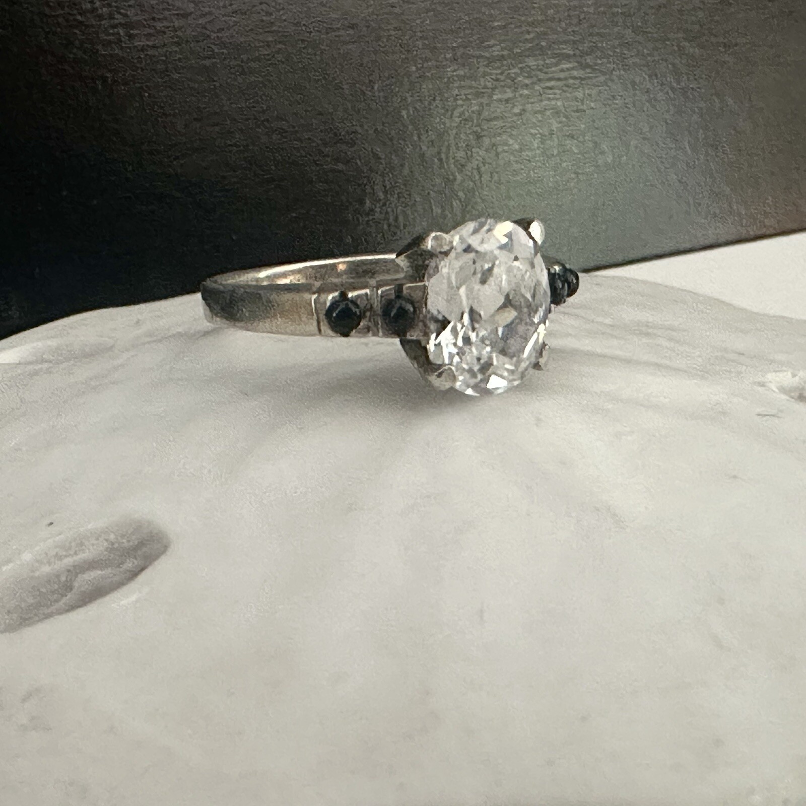 Sterling Silver 925 Wedding Band Designer CZ Bridal Engagement Band Ring