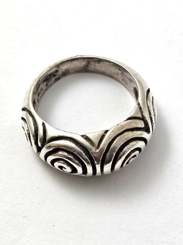 Vintage MCM Ring in Sterling Silver, Vintage Jewelry